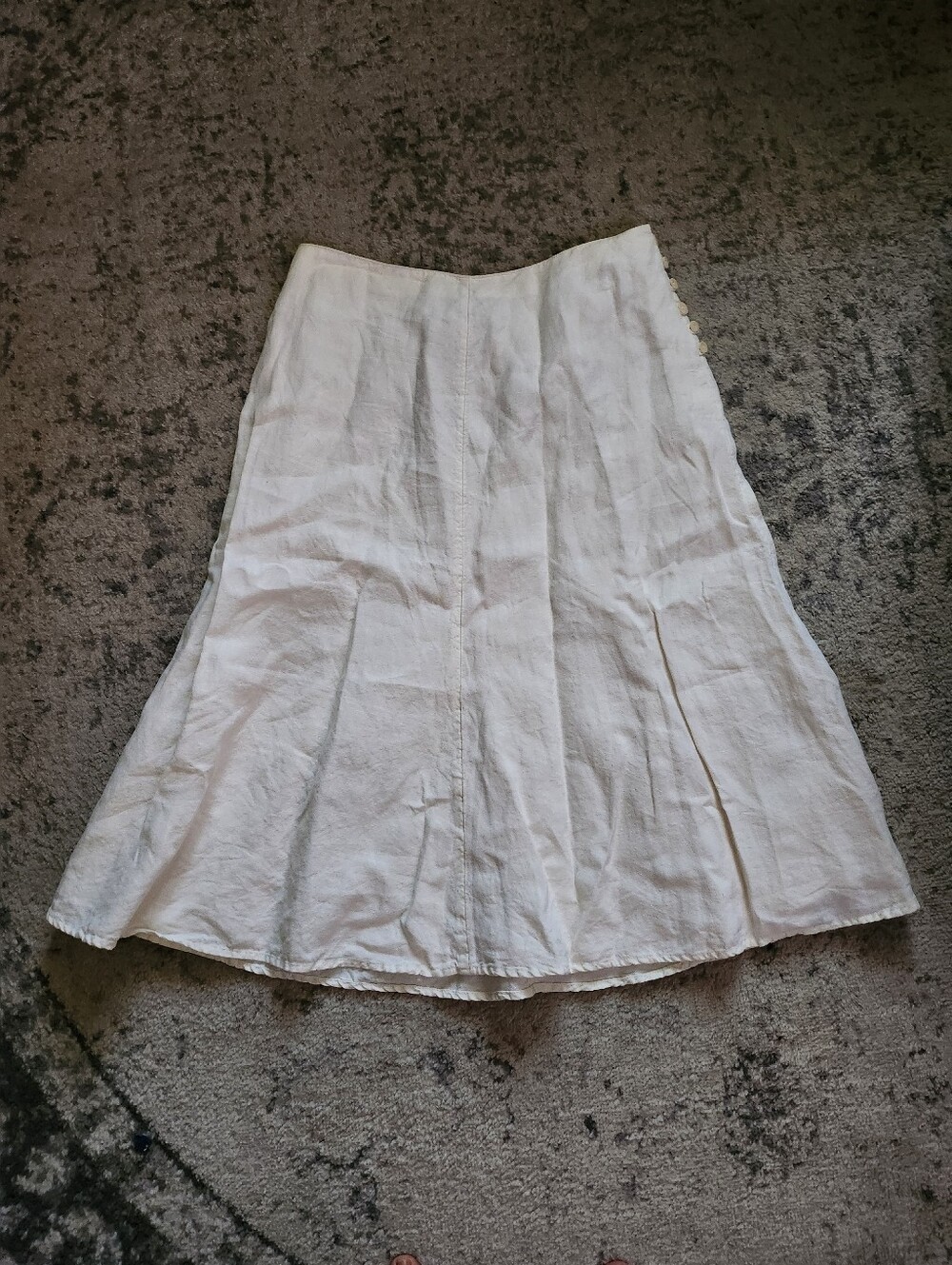 J. Jill  Linen A-Line Midi Skirt